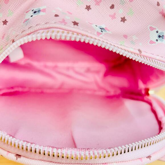 Under One Sky Pink Frenchie Ears French Bulldog Print Mini Backpack - Picture 6 of 6